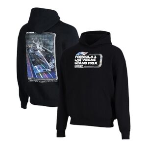 48. NEW Unisex Black 2024 Las Vegas Grand Prix Classic Pullover Hoodie Large L